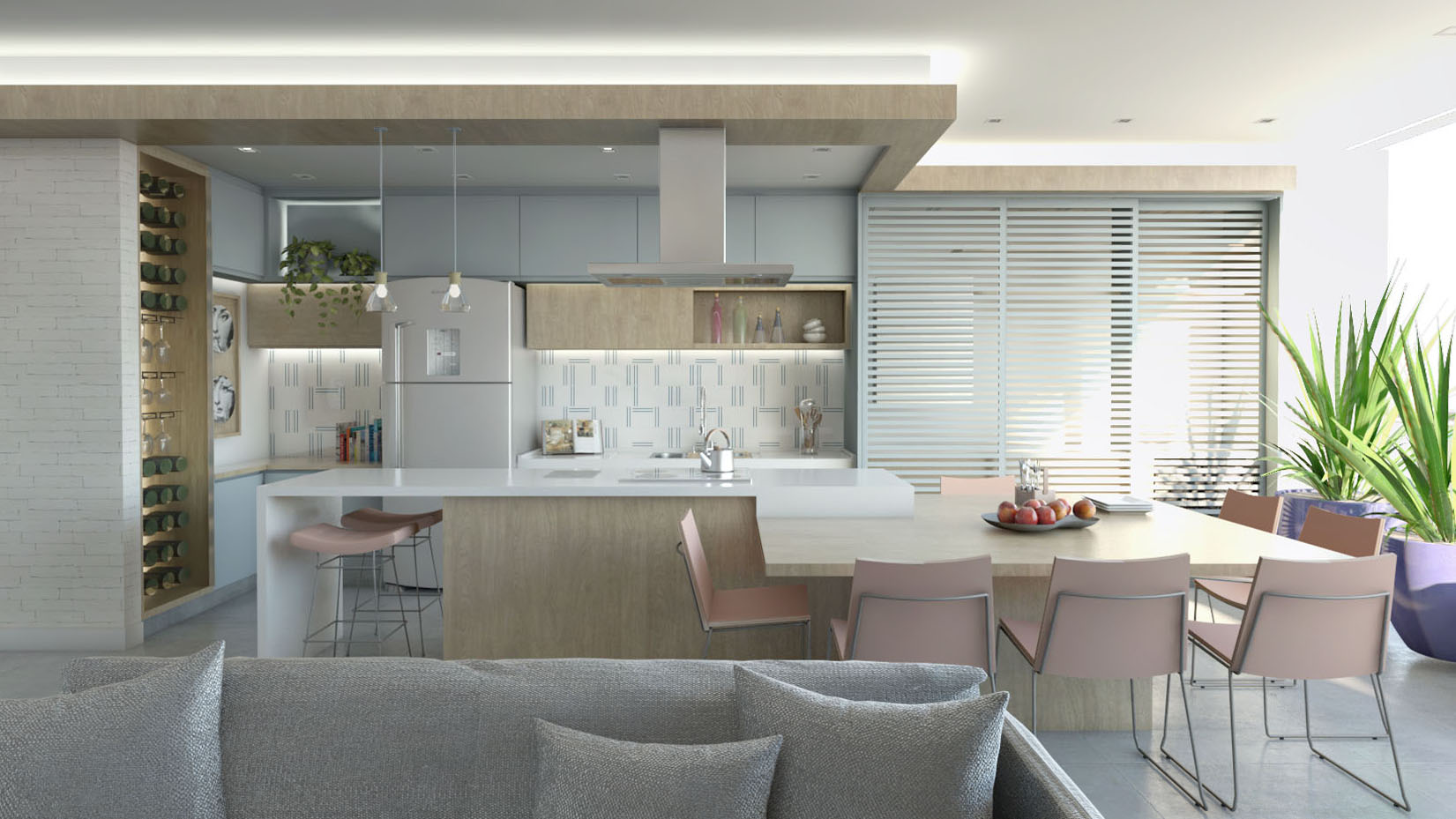 Cozinha obra Brooklin - Depois