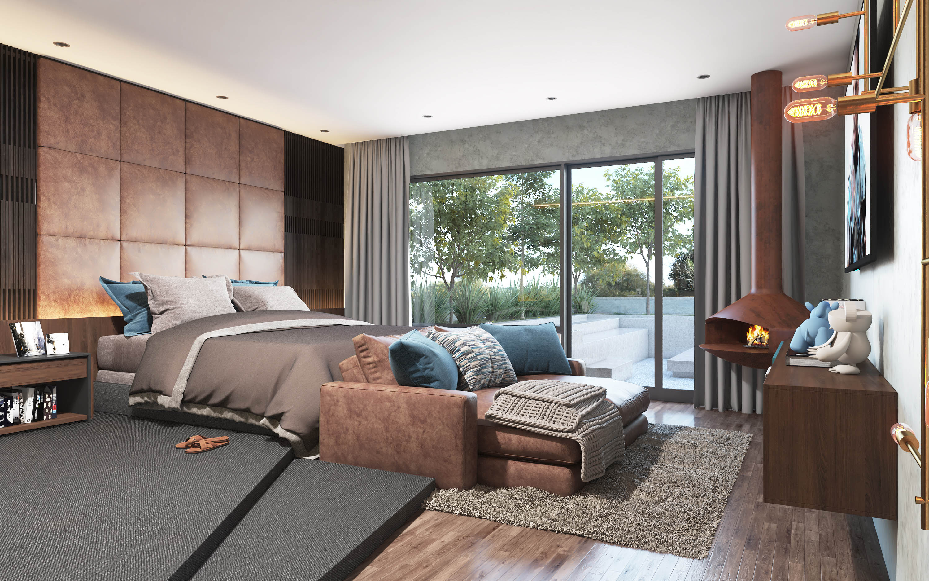 Suíte master obra Morumbi - Depois