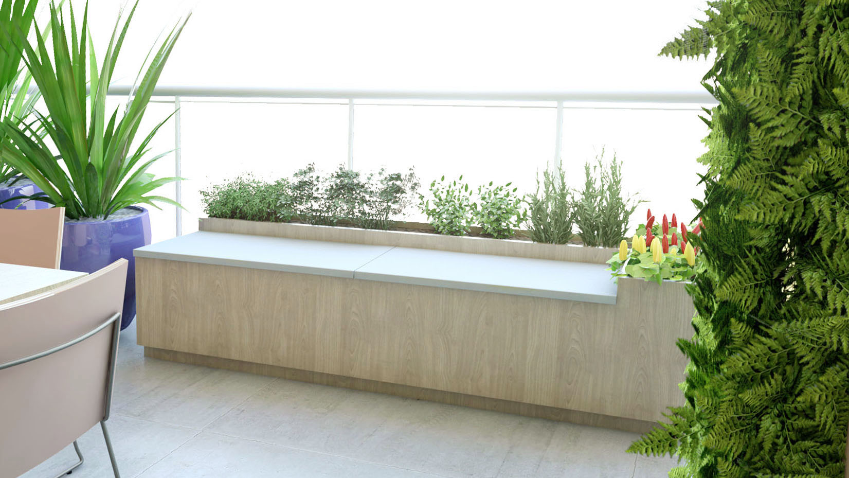 Horta obra Brooklin - Depois