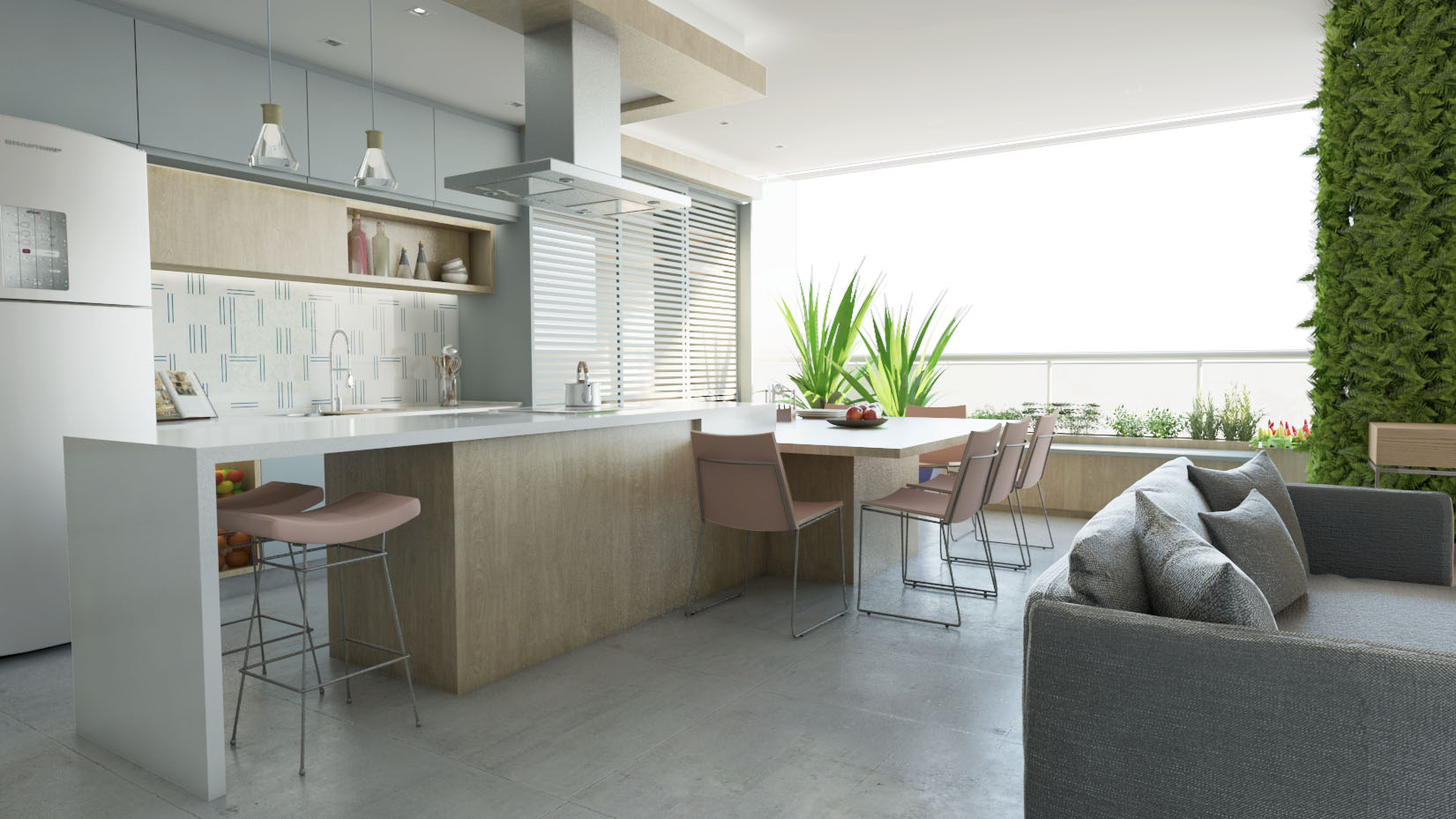 Cozinha obra Brooklin - Depois