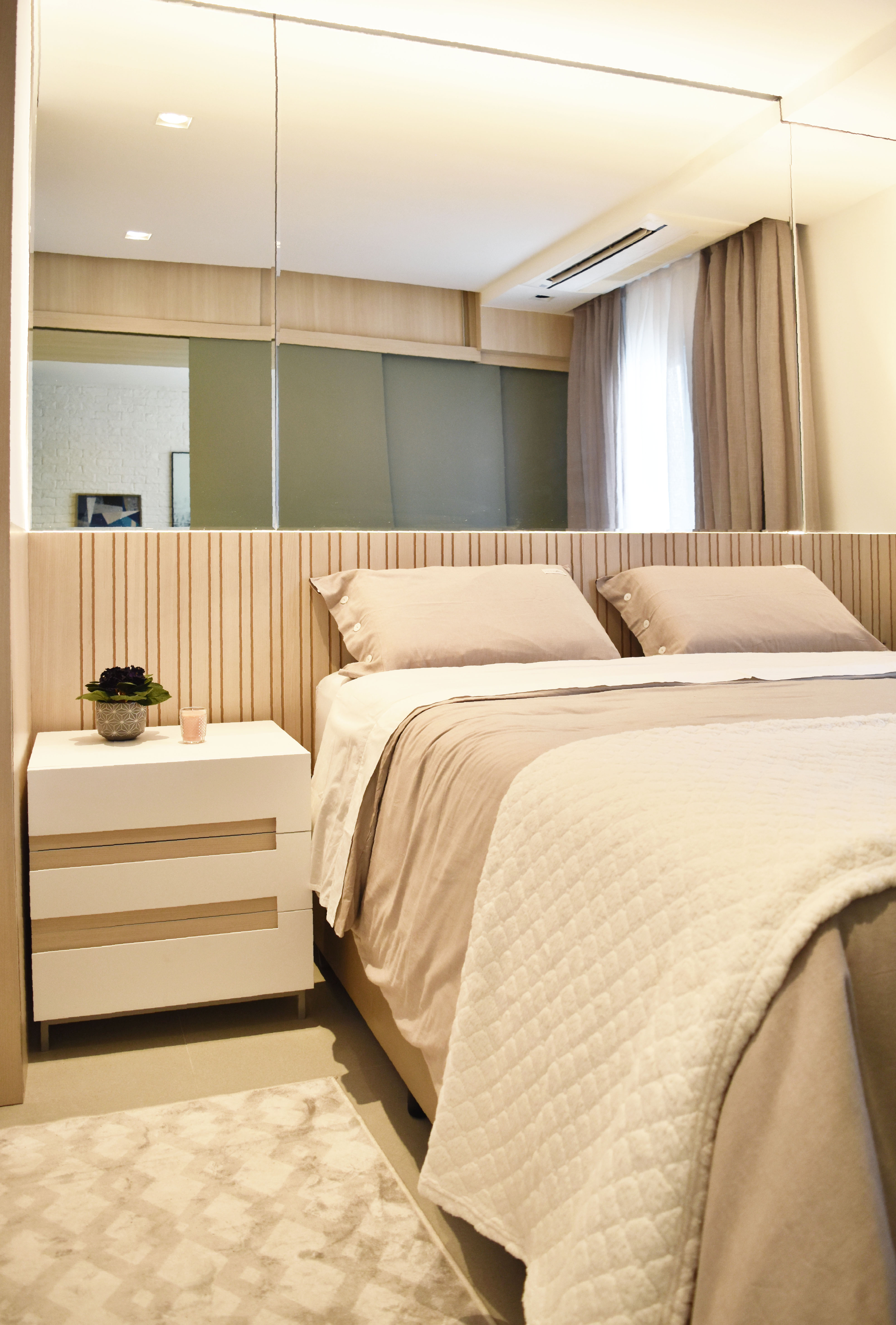 Quarto obra Jardins - Finalizado